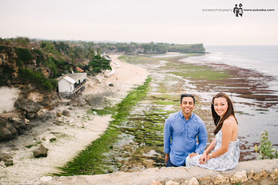 Smile of happines for doing engagement photography in Bali