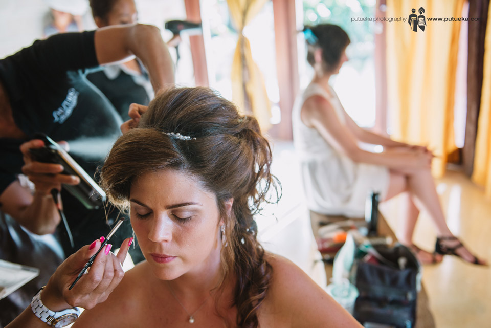 Camille wedding makeup session