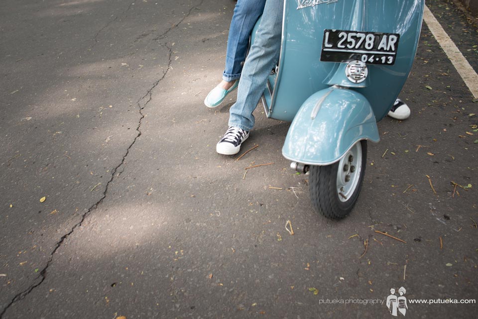 Lets start a new journey with our blue vespa