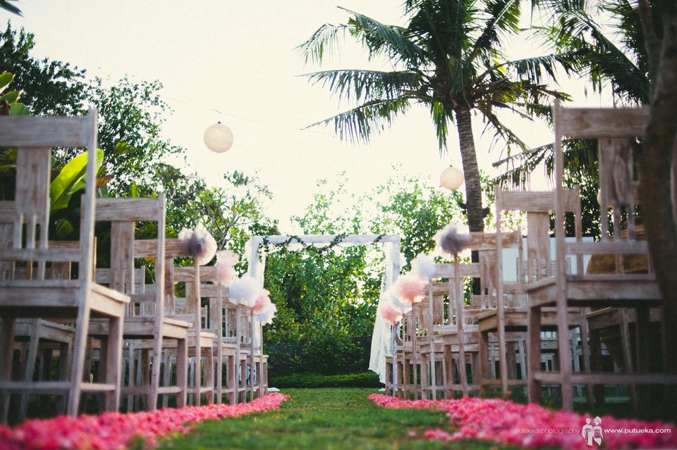 Wedding venue of Ayu and Hakim at Hacienda villa no 5